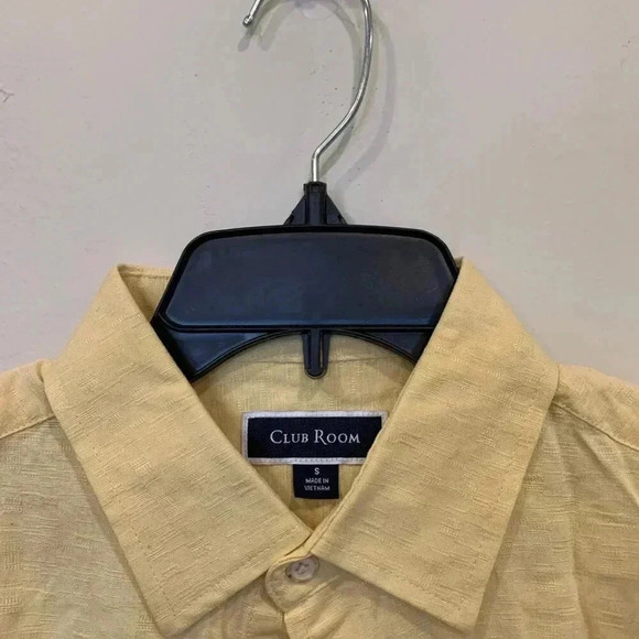 Mens Club Room Silk Blend Button Down S NWT - B5 - Picture 3 of 5